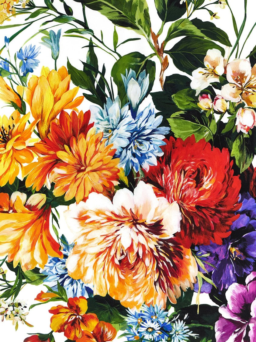 Dolce & Gabbana Floral Print Scarf