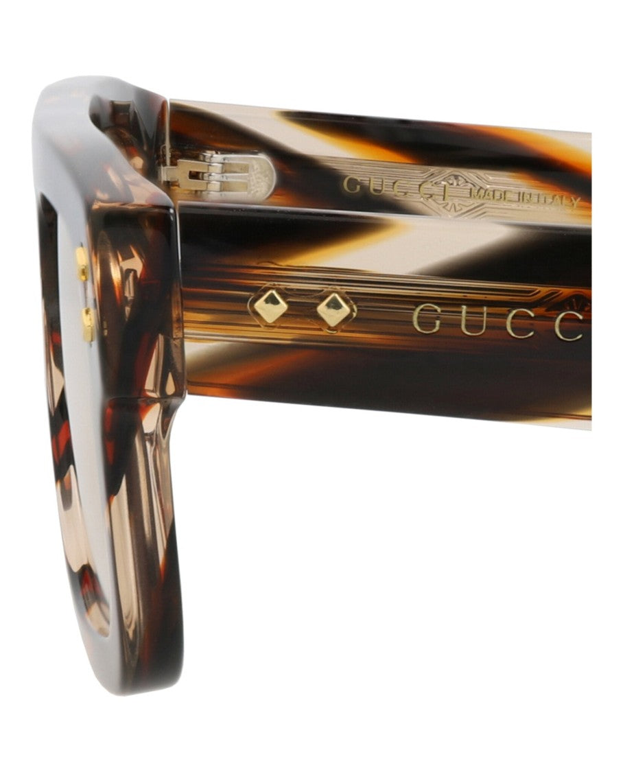 Gucci Square-Frame Acetate Sunglasses