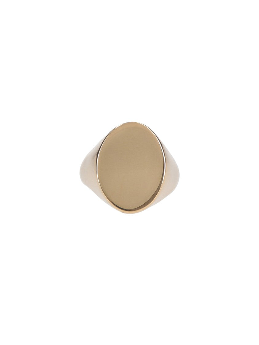 Maison Margiela Gold Oval Silver Ring
