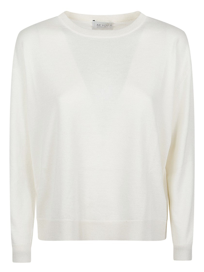 Be You Long-Sleeve Fine-Knit Pullover