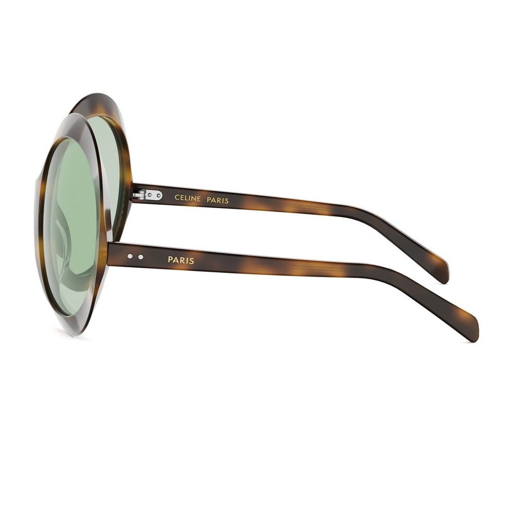 Celine Havana Cl40345i Disc Round Acetate Sunglasses