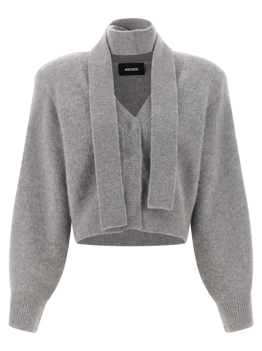 Rotate Birger Christensen Scarf Cardigan