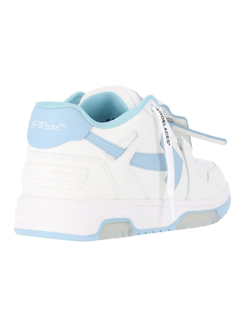 Off-White White Leather Out Of Office Sneakers