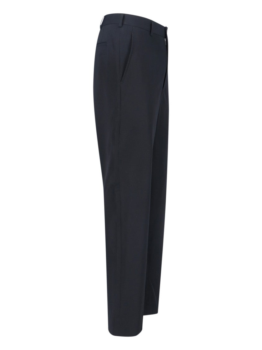 Comme Des Garçons Straight-Leg Trousers With Classic Tailored Fit