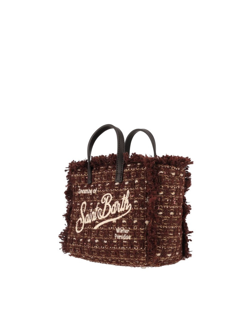 Mc2 Saint Barth Vanity Mini Tweed N-1811 Small Tweed Mini Bag
