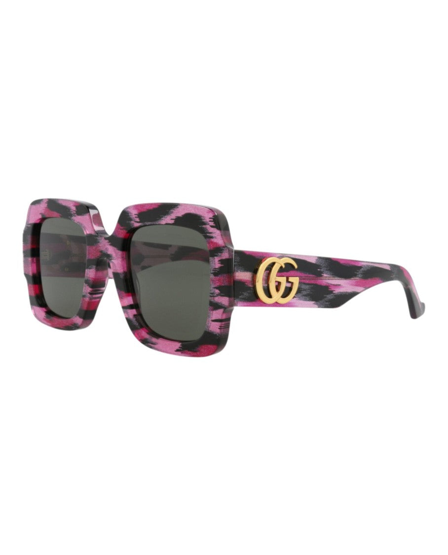 Gucci Square-Frame Recycled Acetate Sunglasses