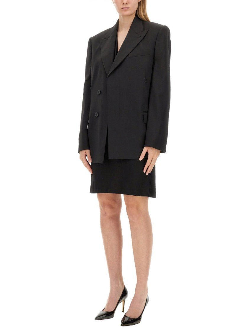 Helmut Lang Oversize Fit Double-Breasted Jacket