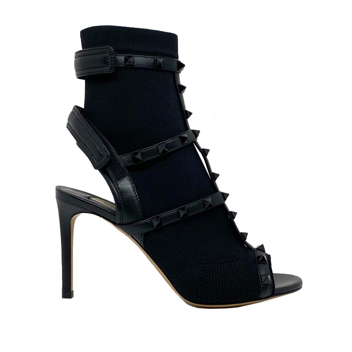 Valentino Garavani Valentino Rockstud Sock Heel Sandals