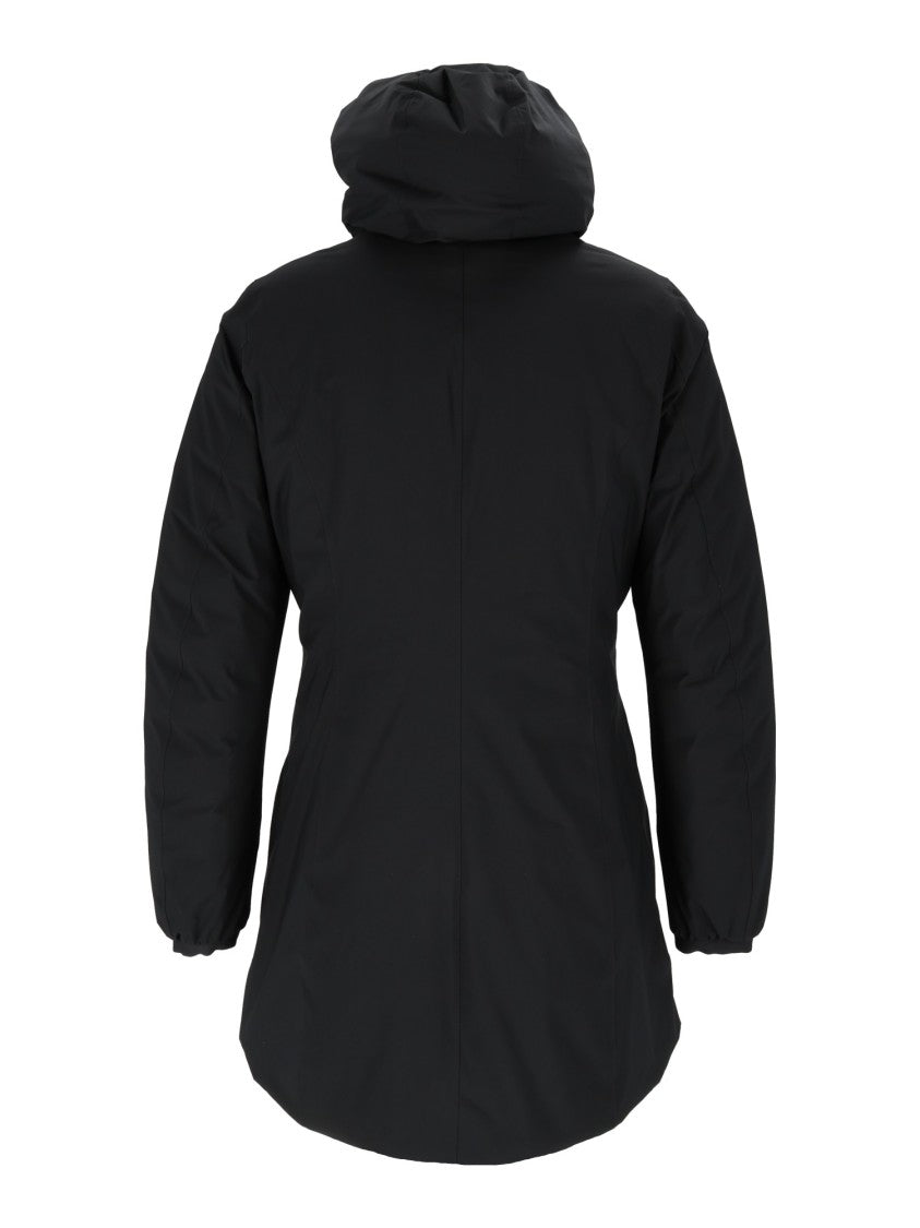 K-Way Denise St Thermo Double Hooded Quilted 3/4 Down Jacket