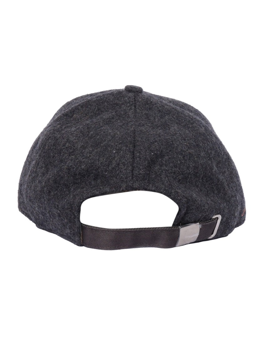 Jacob Cohen Dark Grey Structured Baseball Cap