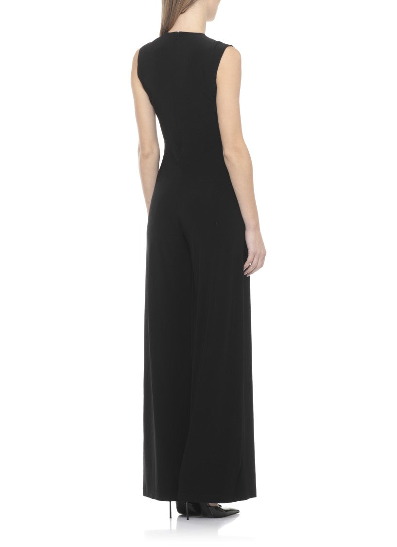 Norma Kamali Sleek Sleeveless Jumpsuit With Rear Zip Fastening