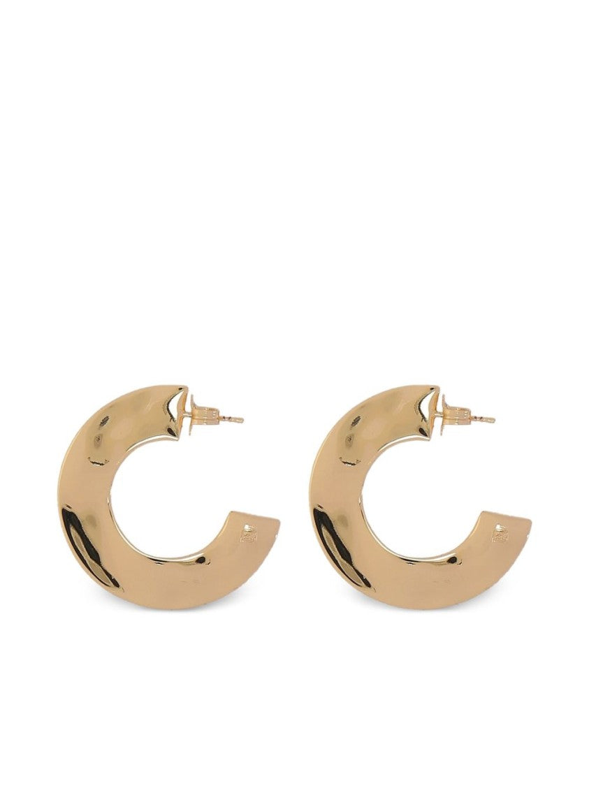 Federica Tosi Polished Crescent-Shaped Gold Earrings By Federica Tosi