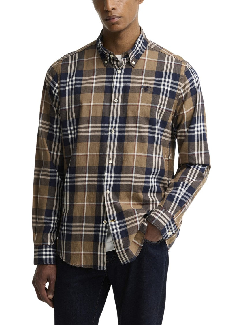Barbour Edgar Tailored Plaid Long-Sleeve Shirt
