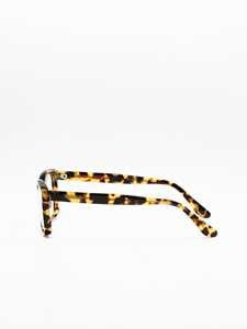 Moli@Limo Multicolor Tortoiseshell Optical Frames With Modern Square Shape