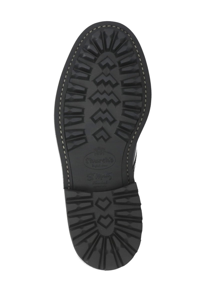 Church's Polished Black Leather Lace-Up Shoes