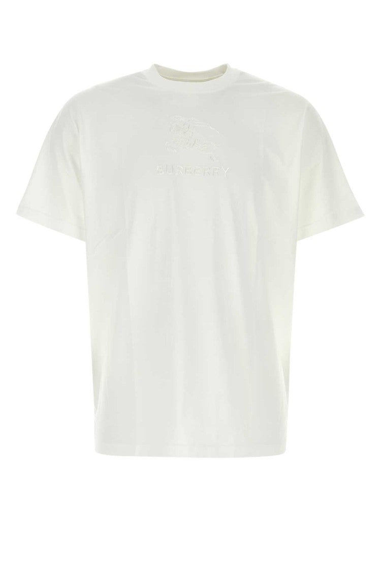 Burberry White Cotton T-Shirt