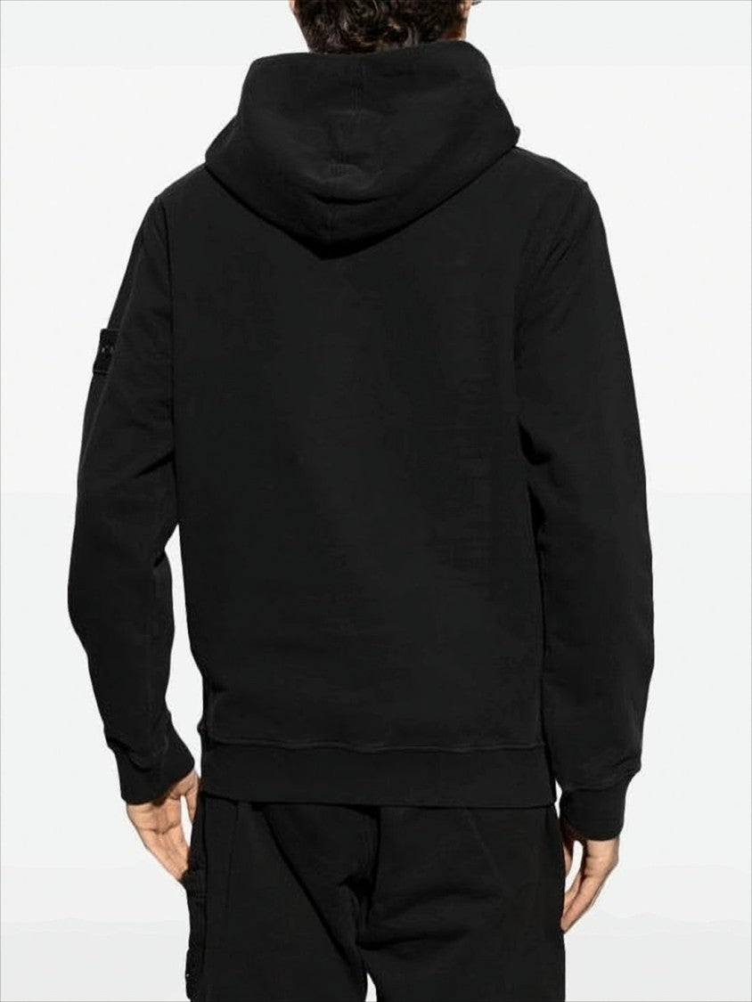 Stone Island Classic Black Pullover Hoodie