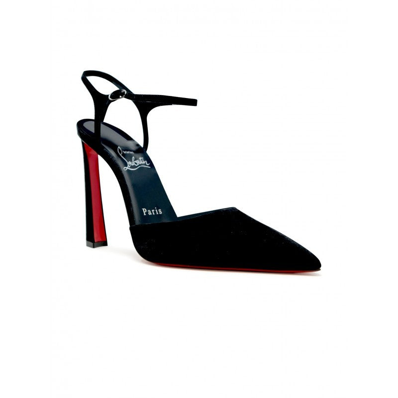 Christian Louboutin Black Condora Riviera Suede 100 Pumps