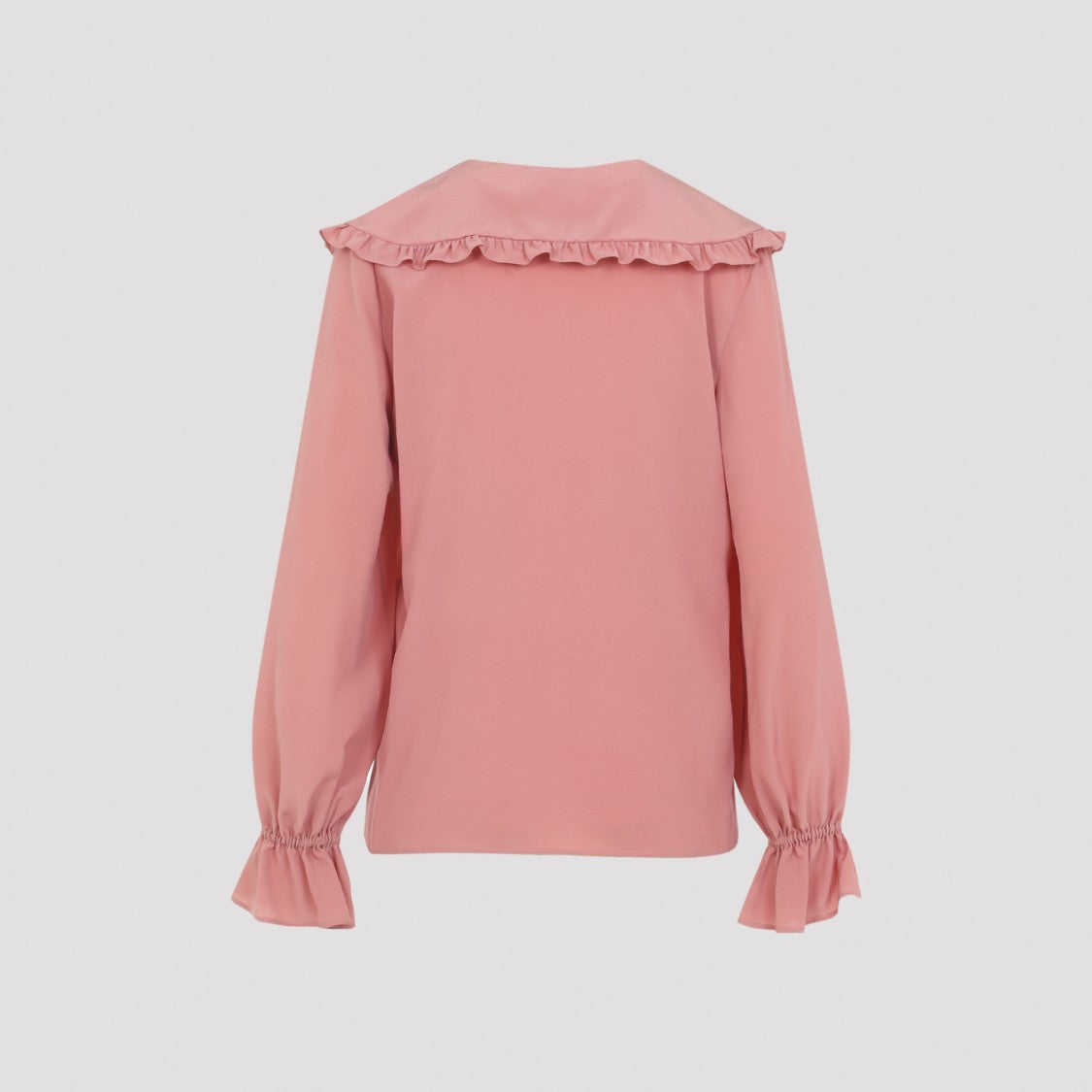 Chloé Pink Silk Crepe De Chine Blouse