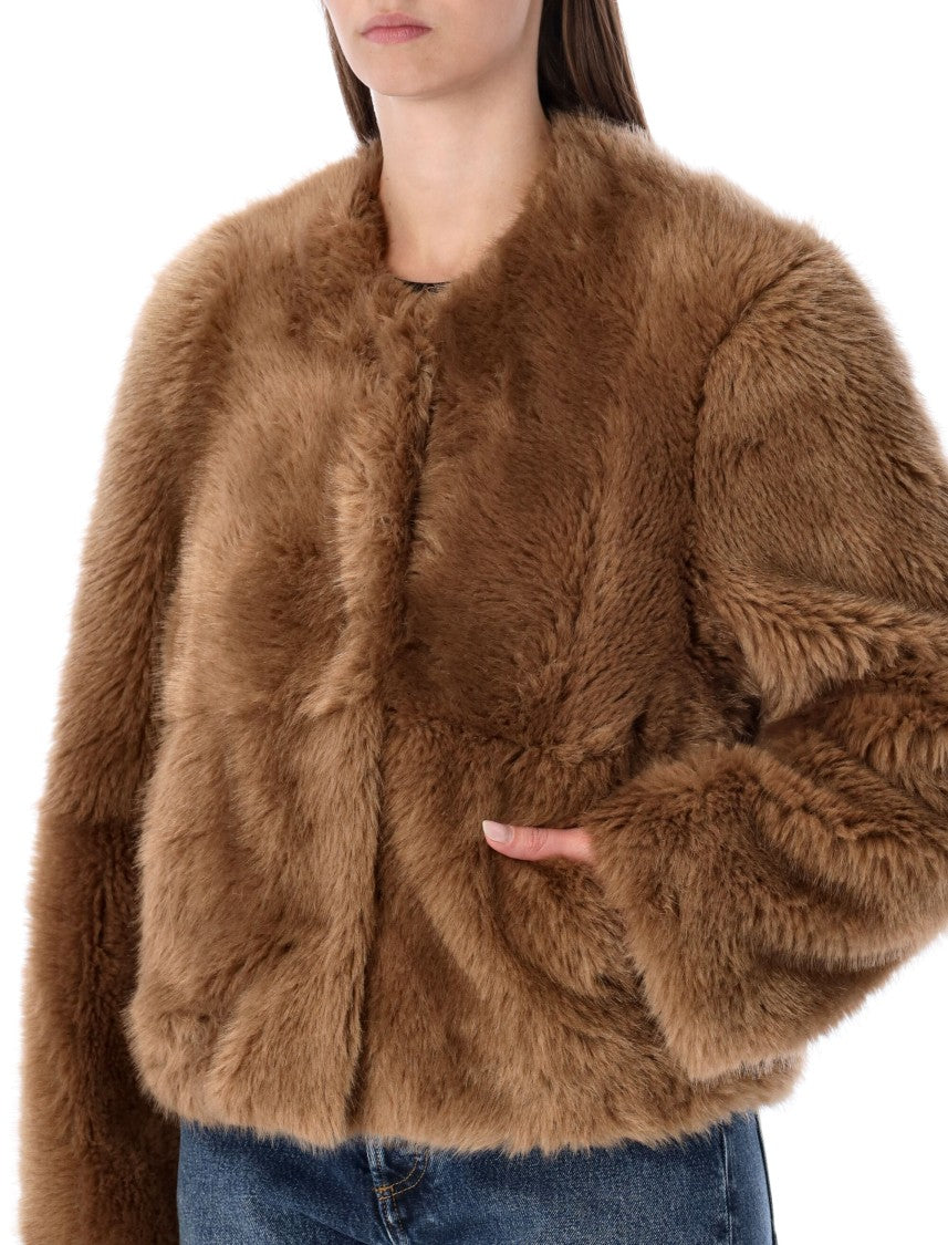 Stand Studio Halle Eco Fur Jacket