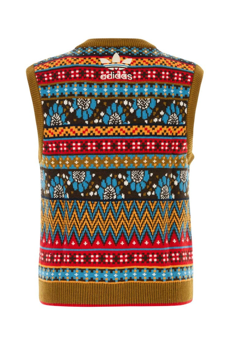 Adidas Embroidered Acrylic Blend Vest