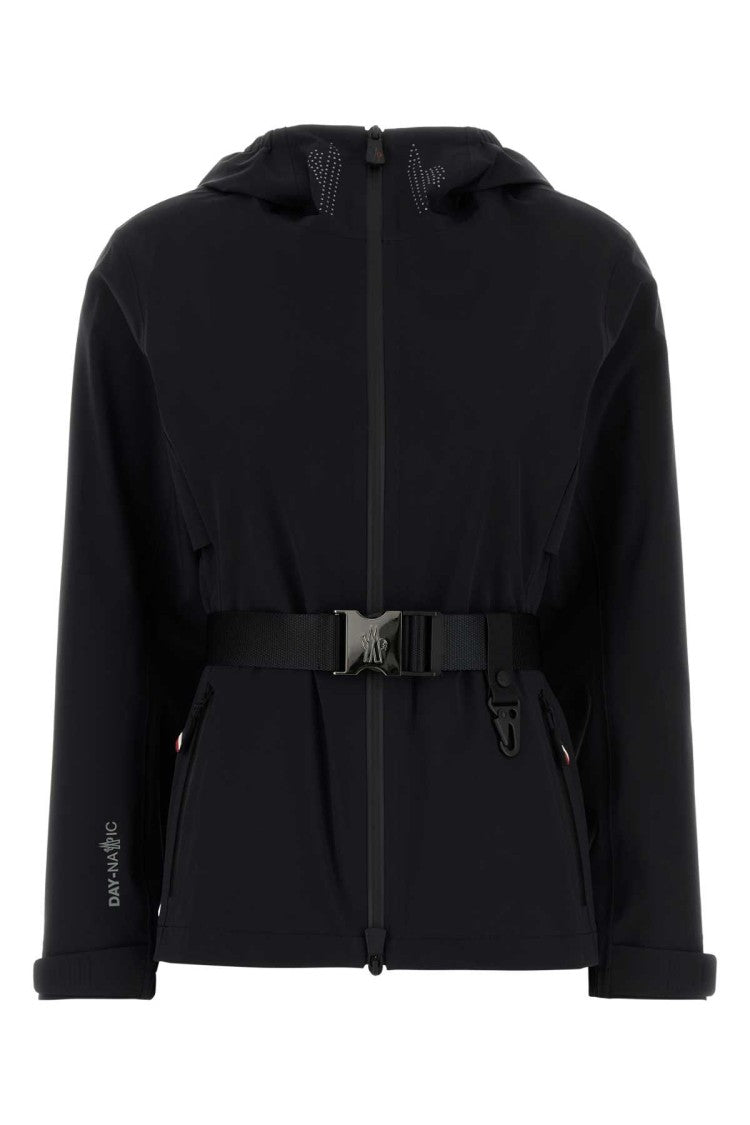Moncler Grenoble Black Stretch Nylon Fex Jacket