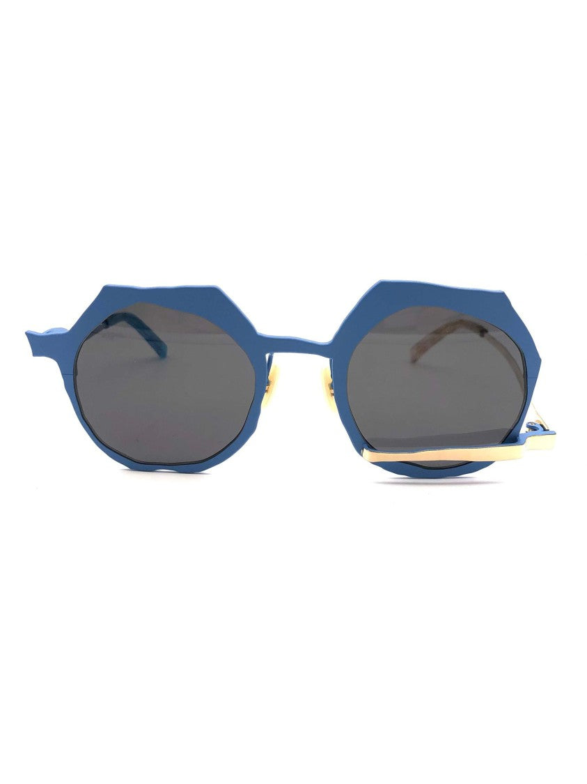 Masahiromaruyama Metallic Mm/0089 No. 4 Geometric Sunglasses