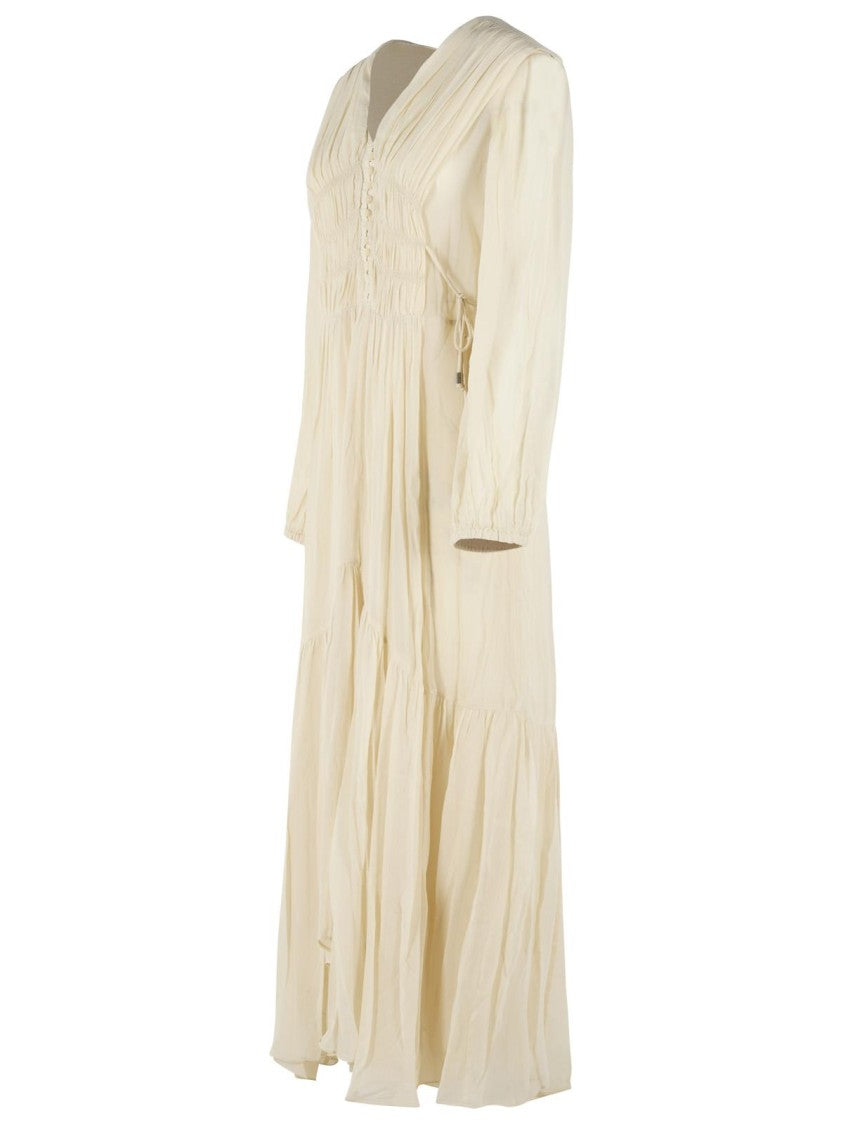 Isabel Marant Étoile 'Briane' Beige Viscose Dress