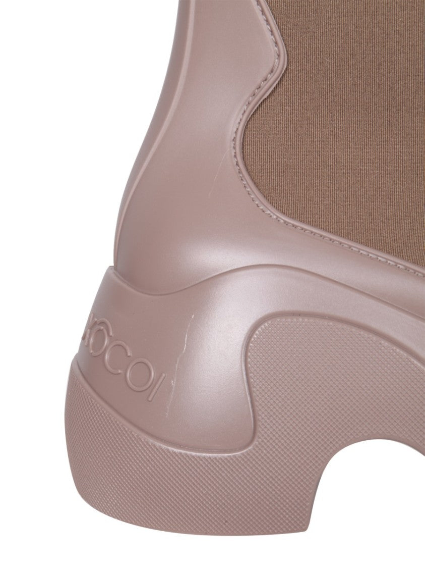 Xocoi Chunky Sculpted Rubber Sole Boots