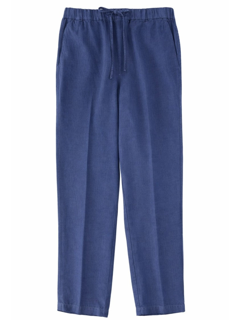 120% Lino Linen Relaxed Fit Straight Pants