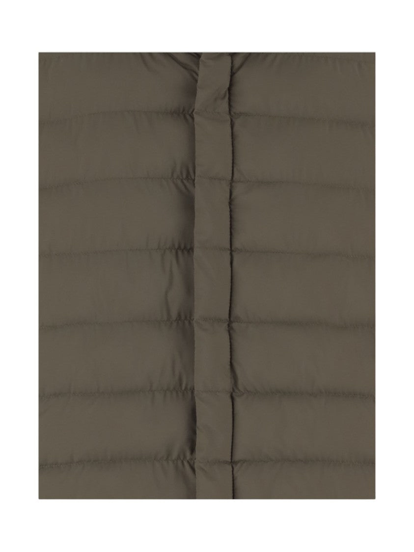 Herno Military Green Padded Nylon Vest
