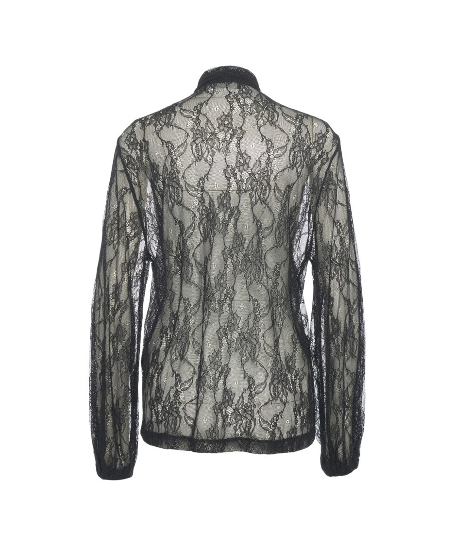 Kaos Lace Shirt With Bow Details