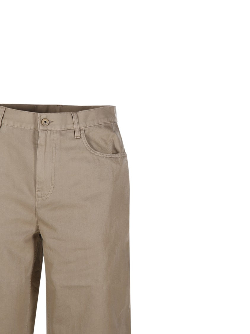 Burberry Relaxed Fit Straight Leg Pants