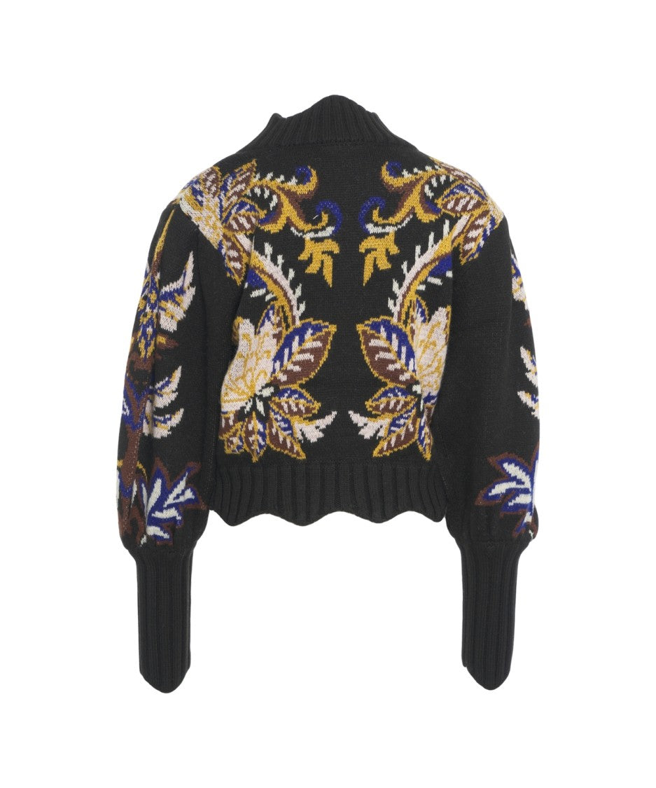 Farm Rio Floral Print Sweater