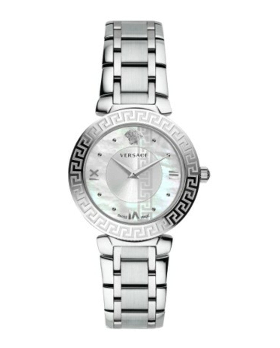 Versace Daphnis Bracelet Watch With Mother Of Pearl Dial