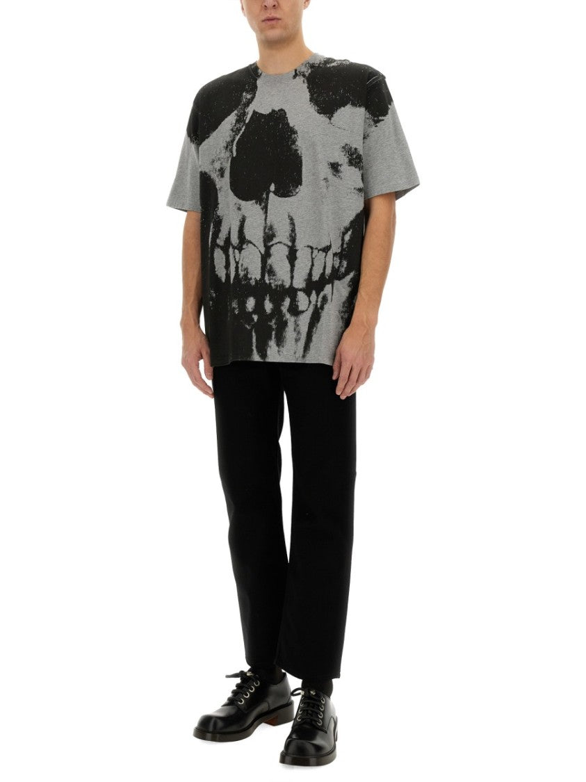 Alexander Mcqueen Skull Print T-Shirt