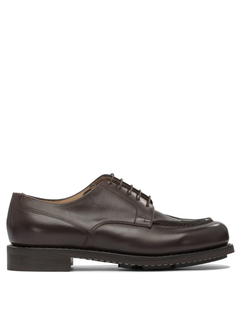 Paraboot Brown Leather Brogue Shoes