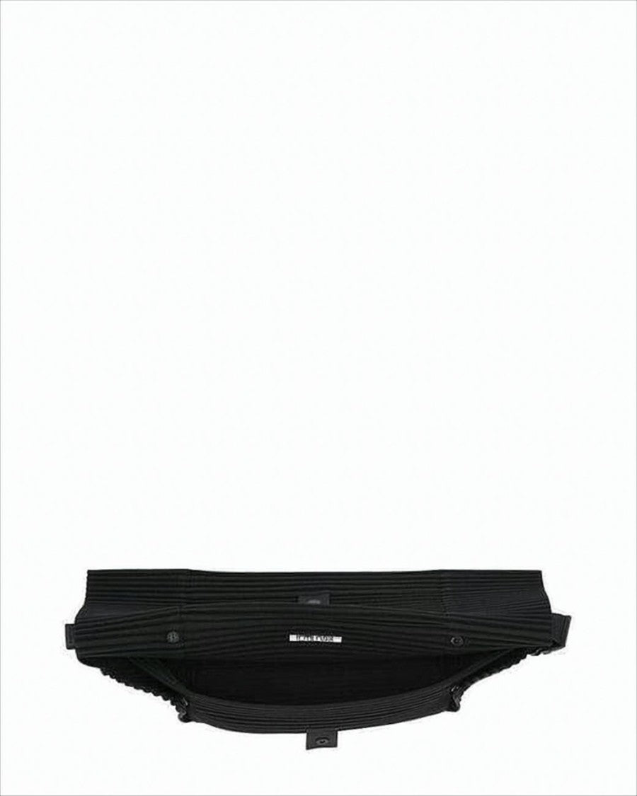 Homme Plissé Issey Miyake Pleated Texture Crossbody Bag