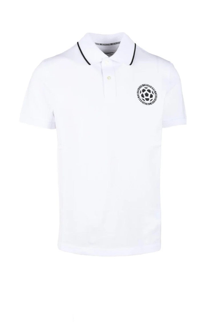 Bikkembergs White Classic Stretch Polo Shirt