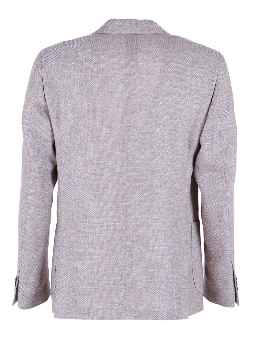 Lardini Textured Weave Floral Blazer