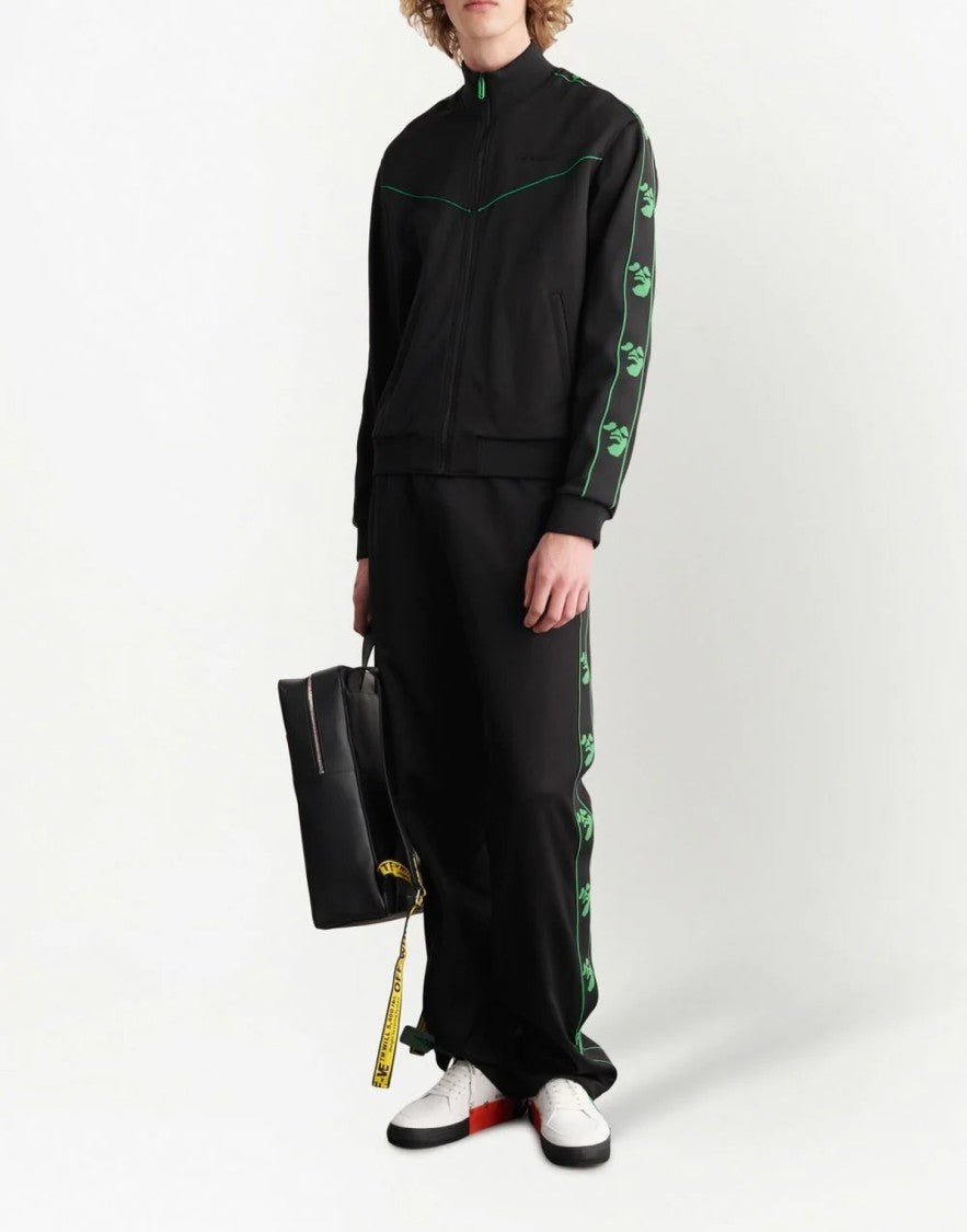 Off-White Ow Face Band Track Top Sweatshirt