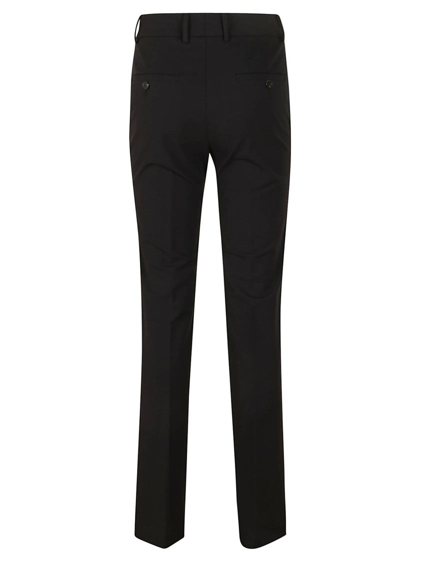 Incotex Straight-Leg Tailored Pants With Fitted Waistband