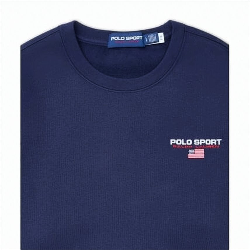 Polo Ralph Lauren Classic Deep Navy Blue Crewneck Sweatshirt