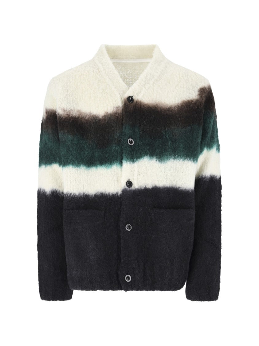 Sacai Multicolor Wool Cardigan