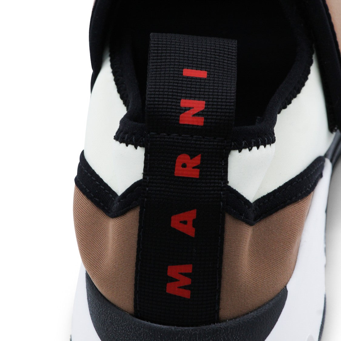 Marni Mary Jane Style Leather Sneakers With Velcro Closure