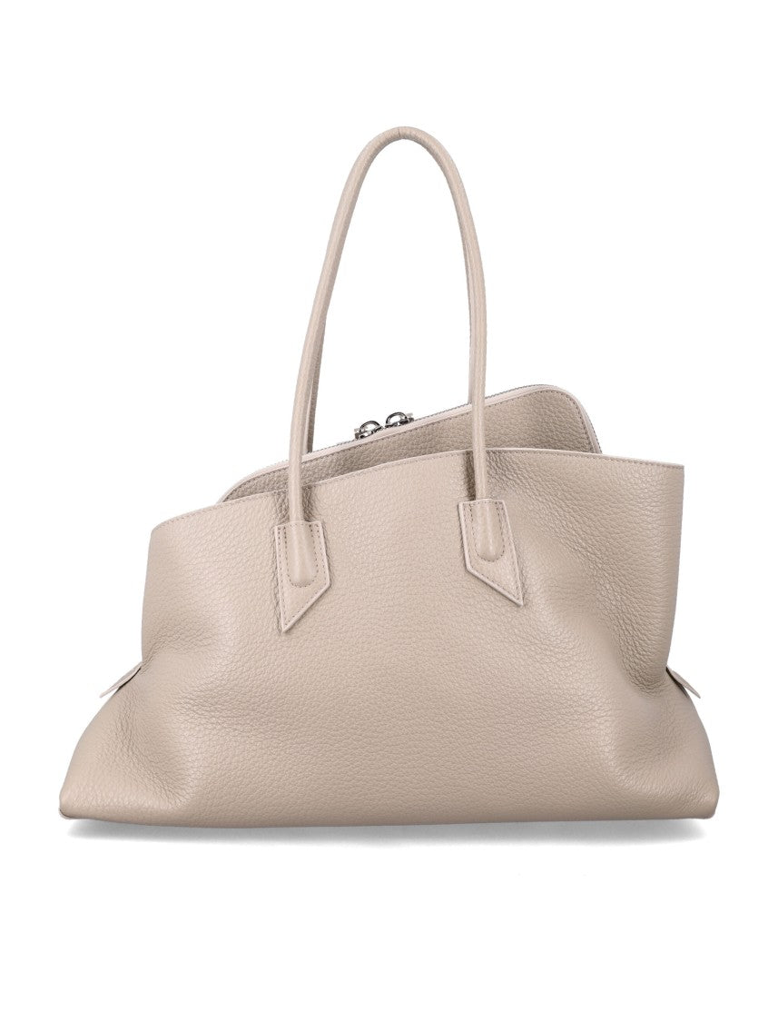 The Attico La Passeggiata Hammered Leather Tote
