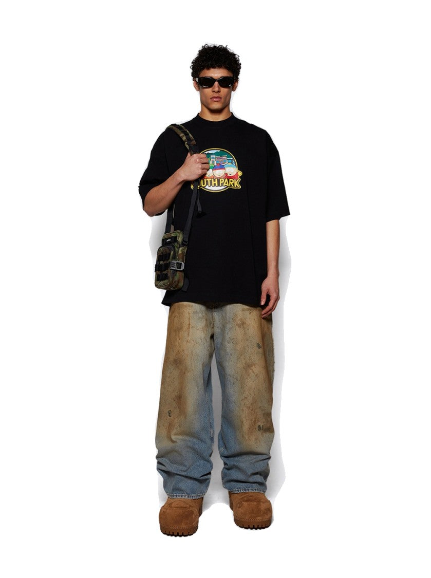 Vetements Southpark Oversized Tee Black