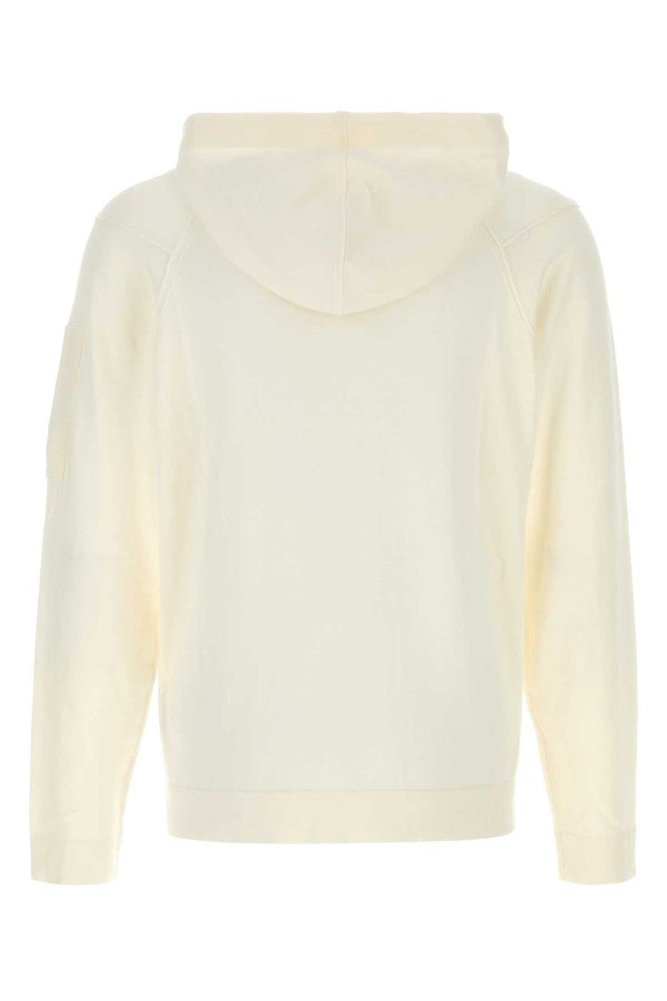 C.P. Company White Cotton Sweatshirt