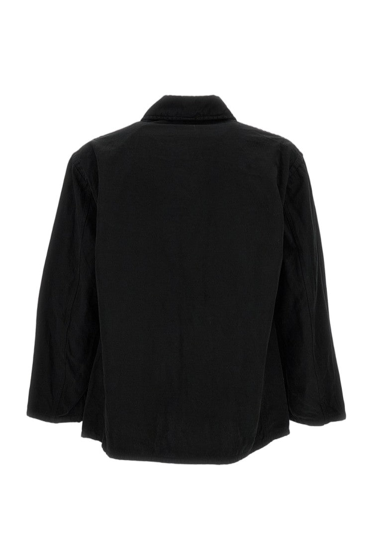 Kaptain Sunshine Boxy Cut Cotton-Linen Blend Workwear Jacket