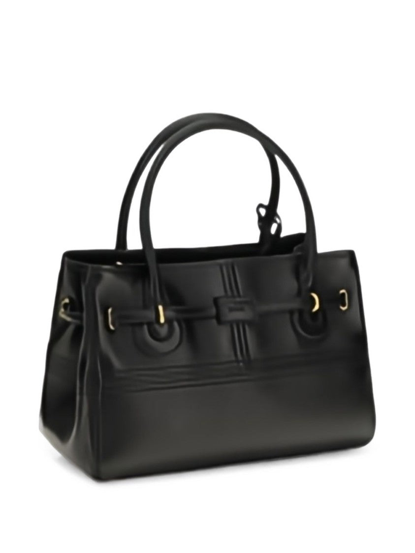 Chloé Black Padlock Lambskin Handbag